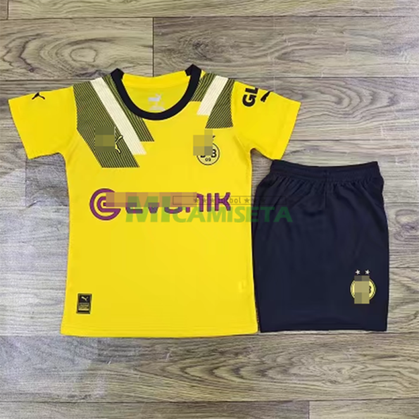 Camiseta Borussia Dortmund 2022/2023 Amarillo Niño Kit