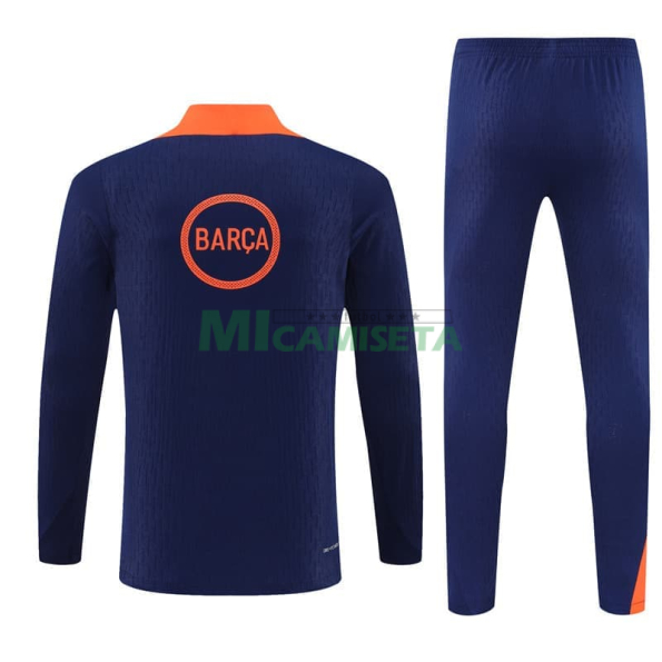 Sudadera De Entrenamiento Barcelona 2025/2026 Niño Kit Azul/Naranja