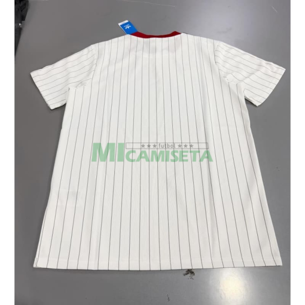 Camiseta Manchester United Terrace Icons Retro 2025/26 Blanco/Rojo