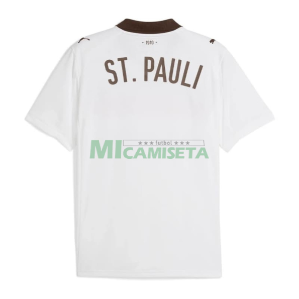 Camiseta FC St. Pauli Segunda Equipación 2025/2026 Blanco