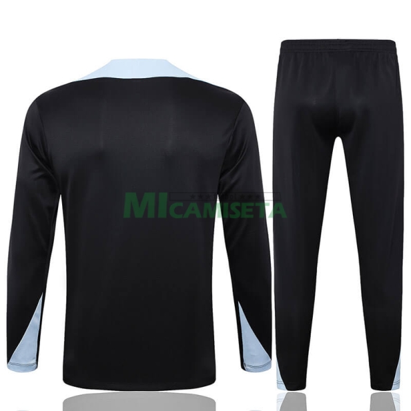 Sudadera De Entrenamiento Barcelona 2024/2025 Kit Negro/Gris
