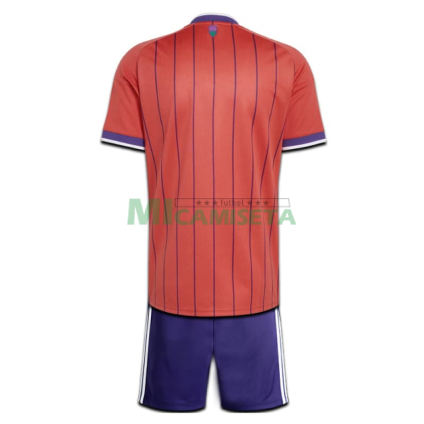 Camiseta Escocia Segunda Equipación Mundial 2026 Rosa Niño Kit