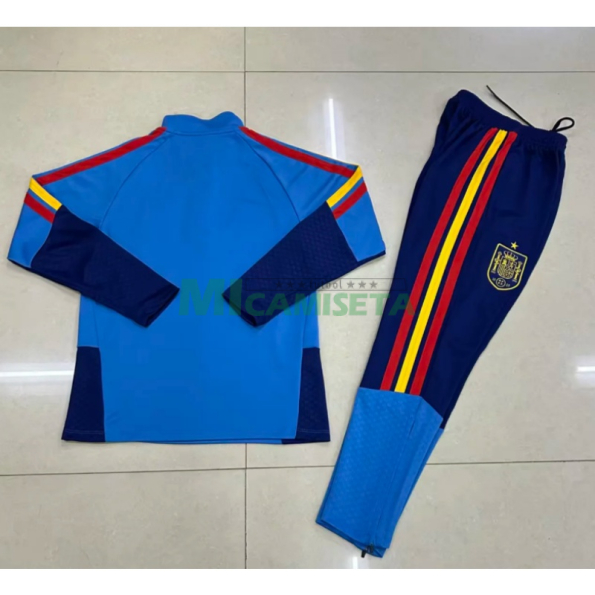 Sudadera De Entrenamiento España 2026 Niño Kit Azul