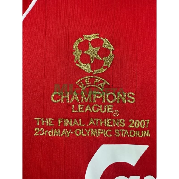 Camiseta Liverpool Primera Equipación Retro 2006/07 Rojo ML