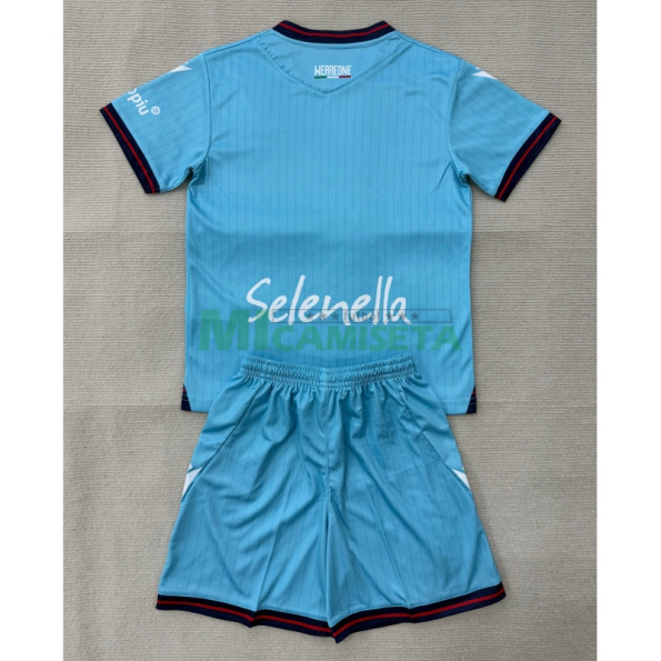 Camiseta Bologna Tercera Equipación 2025/2026 Azul Claro Niño Kit