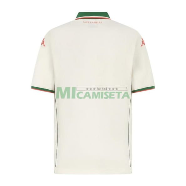 Camiseta OCG Nice Segunda Equipación 2025/2026 Blanco