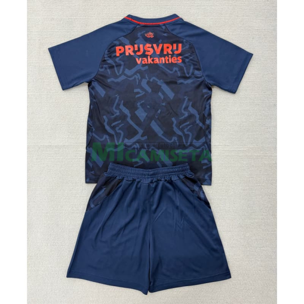 Camiseta Feyenoord Tercera Equipación 2026/2027 Azul Marino/Naranja Niño Kit