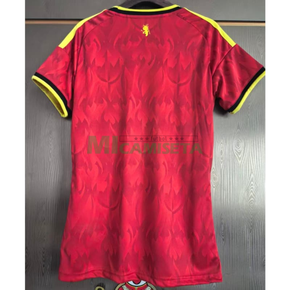 Camiseta Bélgica Primera Equipación Mundial 2026 Rojo Mujer