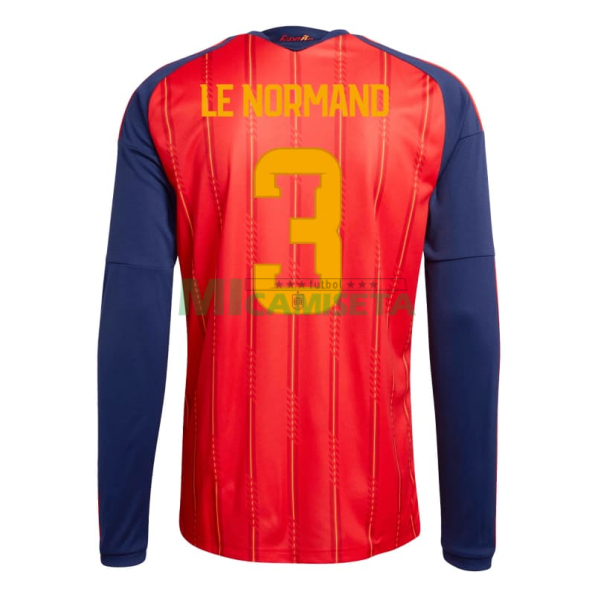 Camiseta Le Normand 3 España Primera Equipación 2026 ML Rojo/Azul