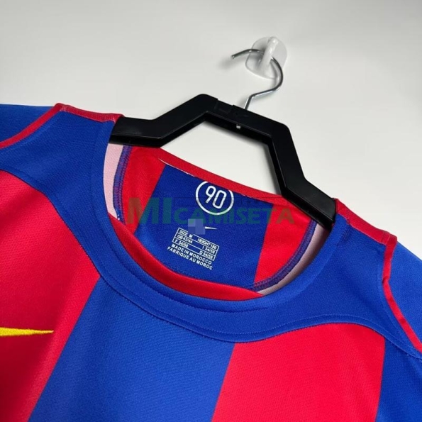 Camiseta Barcelona Primera Equipación Retro 2004/05