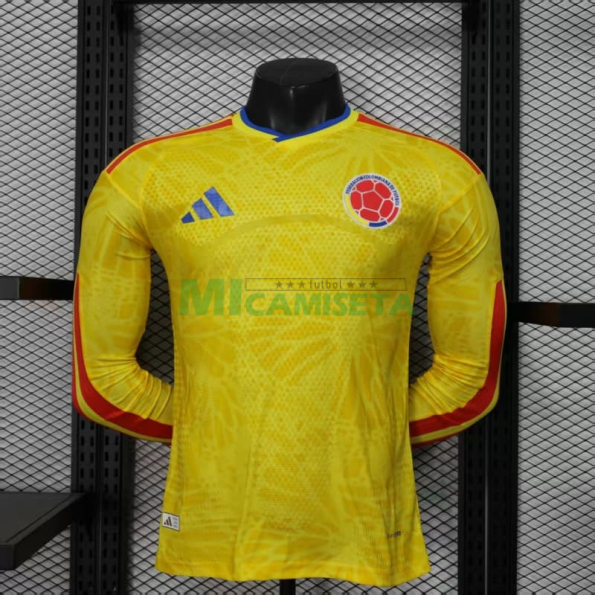Camiseta Colombia 2026 ML Amarillo (EDICIÓN JUGADOR)
