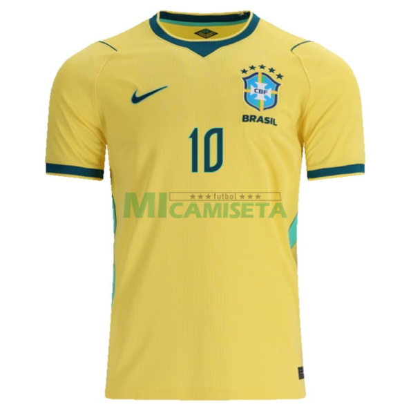 Camiseta NEYMAR JR. 10 Brasil Primera Equipación Mundial 2026 Amarillo