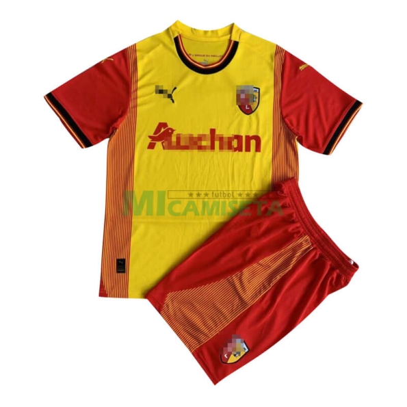 Camiseta RC Lens Primera Equipación 2023/2024 Niño Kit