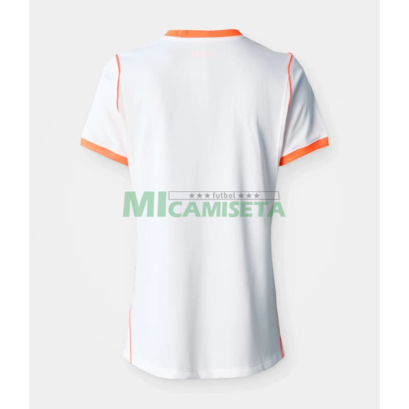 Camiseta Holanda Segunda Equipación Mundial 2026 Blanco Mujer