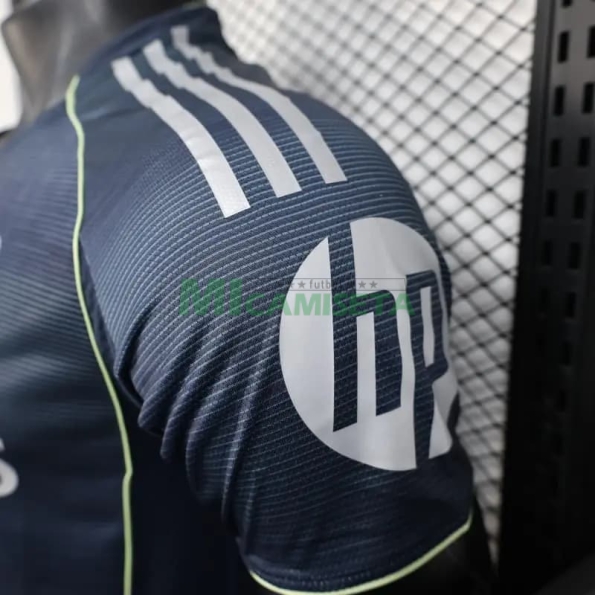 Camiseta Real Madrid Segunda Equipación 2025/2026 Azul Marino (EDICIÓN JUGADOR)