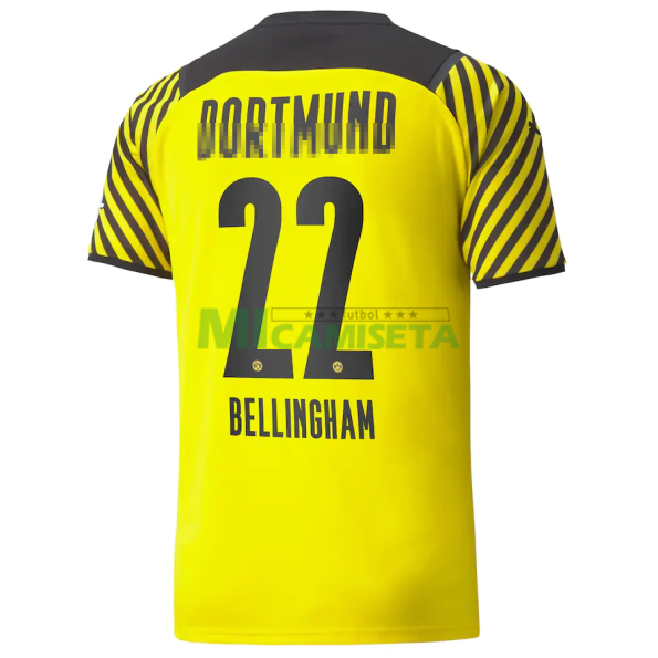 Camiseta Bellingham 22 Borussia Dortmund Primera Equipación 2021/2022