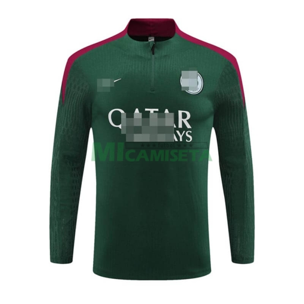 Sudadera de Entrenamiento PSG 2024/2025 Verde/Rojo