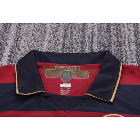 Camiseta Arsenal Tercera Equipación Retro 2007/08 Rojo Oscuro/Negro Niño Kit