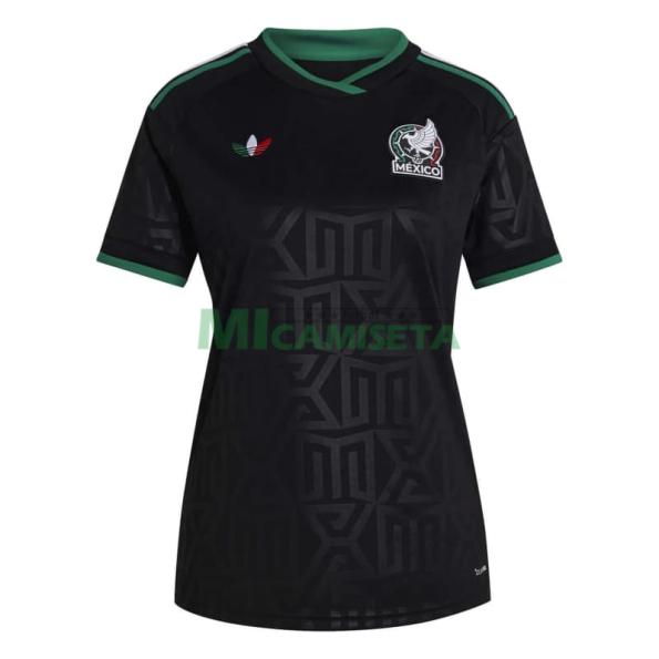 Camiseta México Tercera Equipación Mundial 2026 Negro Mujer
