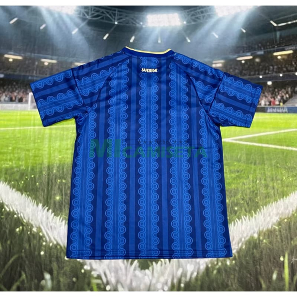 Camiseta Suecia Segunda Equipación Mundial 2026 Azul Oscuro