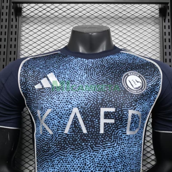 Camiseta Al Nassr Segunda Equipación 2025/2026 Azul (EDICIÓN JUGADOR)