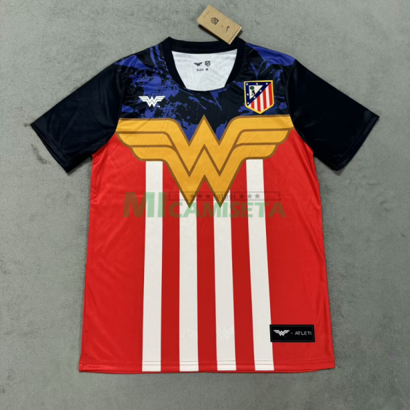 Camiseta Atlético Madrid Edición “Mujer Maravilla” Rojo/Blanco