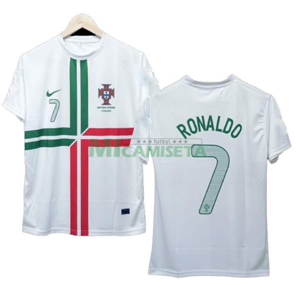Camiseta RONALDO 7 Portugal Segunda Equipación Retro 2012