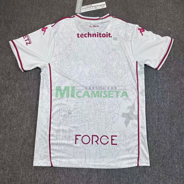 Camiseta FC Metz Segunda Equipación 2025/2026 Blanco