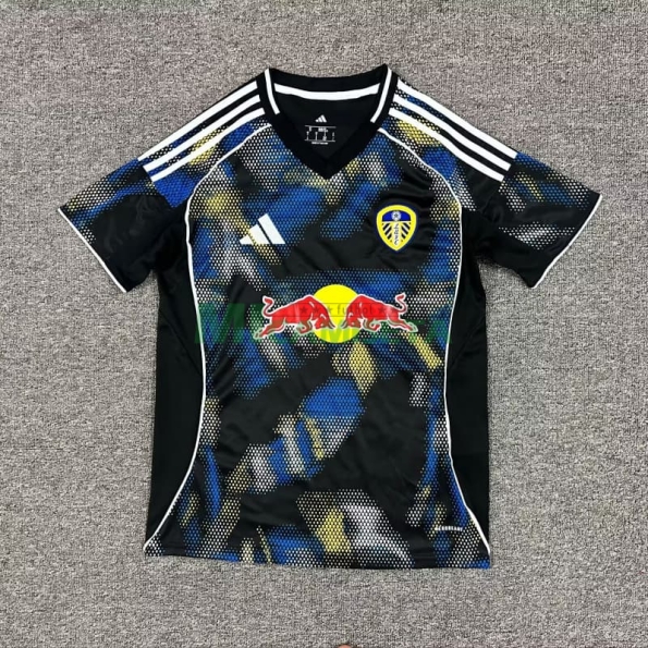 Camiseta Leeds United Tercera Equipación 2025/2026 Negro/Azul/Amarillo