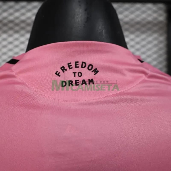 Camiseta Inter Miami Primera Equipación 2025/2026 ML Rosa (EDICIÓN JUGADOR)