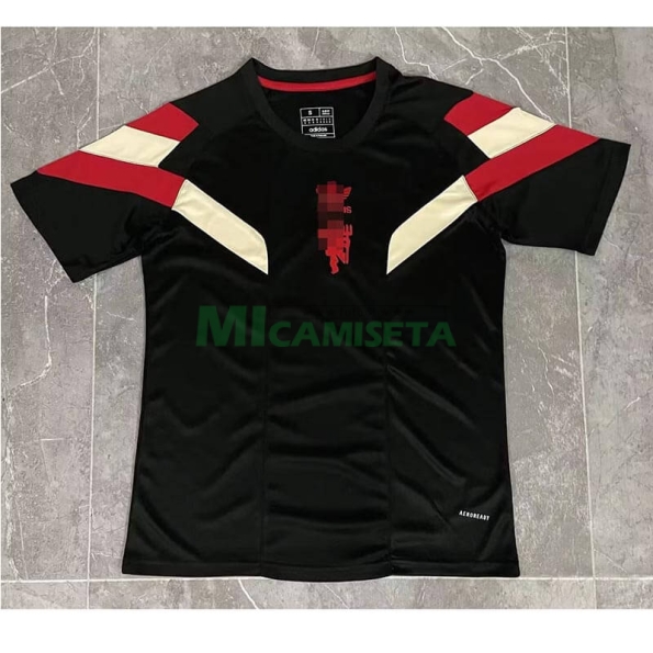 Camiseta Manchester United 2024/2025 Negro/Blanco/Rojo