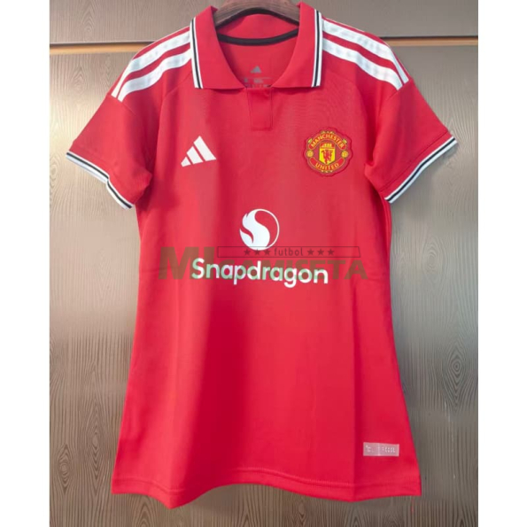 Camiseta Manchester United Primera Equipación 2026/2027 Rojo Mujer