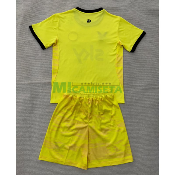 Camiseta de Portero Irland Segunda Equipación Mundial 2026 Amarillo Niño Kit