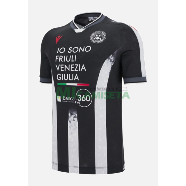Camiseta Udinese Calcio Primera Equipación 2025/2026 Negro/Blanco