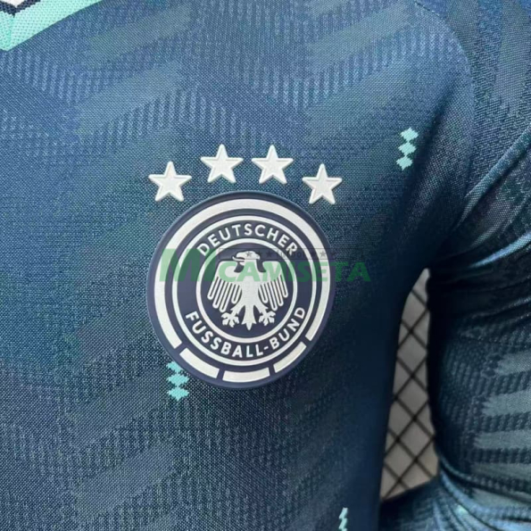 Camiseta Alemania Segunda Equipación Mundial 2026 ML Azul (EDICIÓN JUGADOR)