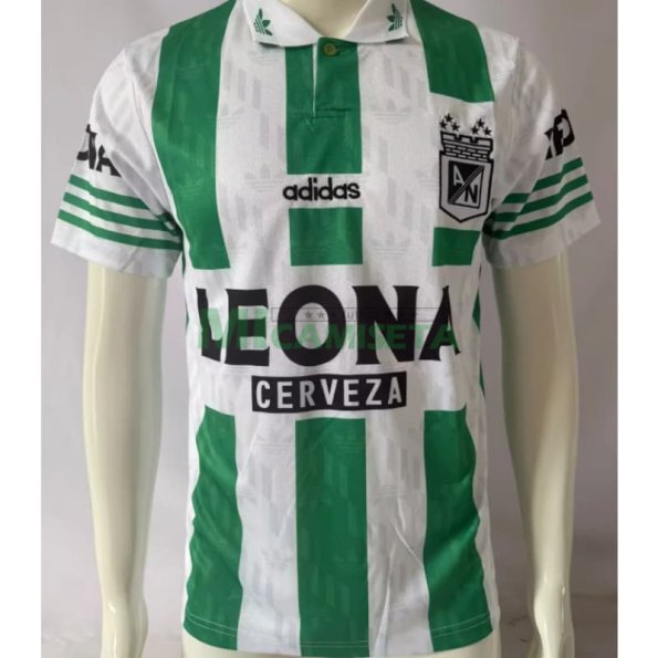 Camiseta Atlético Nacional Primera Equipación Retro 1996/1997 Verde/Blanco (EDICIÓN JUGADOR)