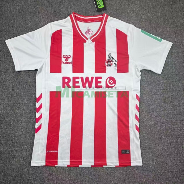 Camiseta FC Köln Primera Equipación 2025/2026 Rojo/Blanco