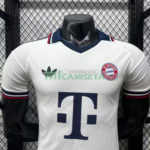 Camiseta Bayern Múnich Segunda Equipación 2026/2027 Blanco (EDICIÓN JUGADOR)