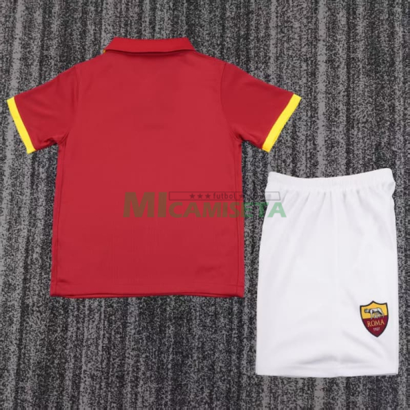 Camiseta AS Roma Primera Equipación Retro 2014/15 Rojo Niño Kit