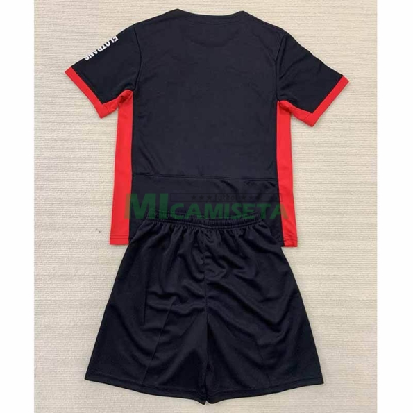 Camiseta Eintracht Fráncfort Segunda Equipación 2024/2025 Niño Kit