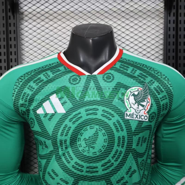 Camiseta México Primera Equipación 2026 ML Verde (EDICIÓN JUGADOR)
