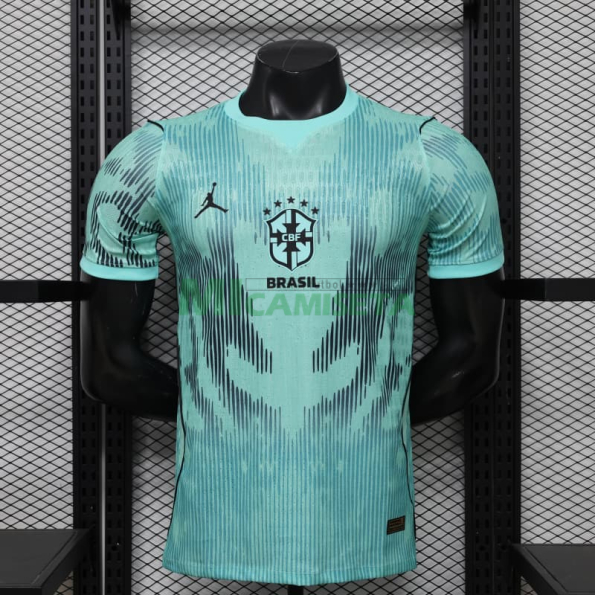 Camiseta de Portero Brasil Mundial 2026 Verde Menta (EDICIÓN JUGADOR)