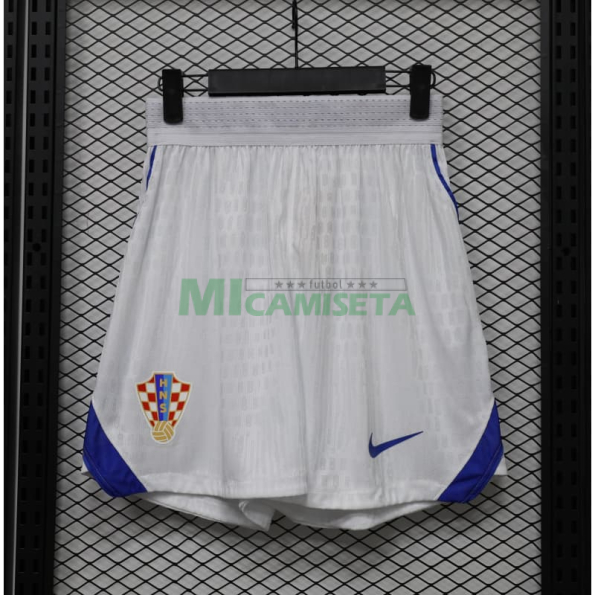 Pantalón Corto Croacia Primera Equipación Mundial 2026 Blanco (EDICIÓN JUGADOR)
