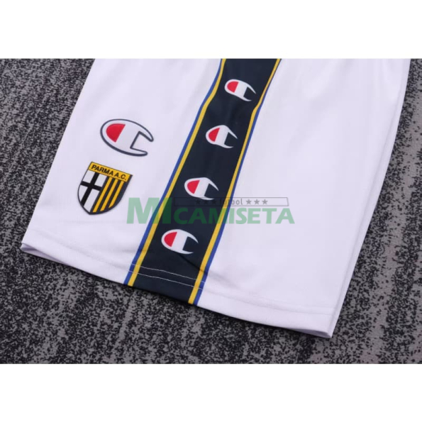 Camiseta Parma Calcio Primera Equipación Retro 2002/03 Blanco Niño Kit