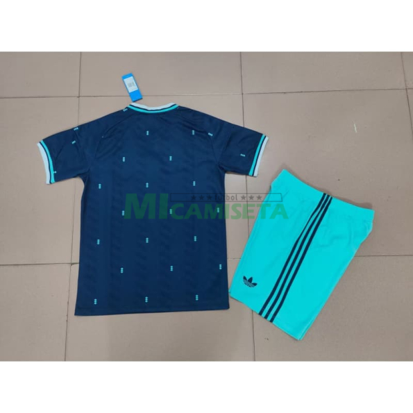 Camiseta Alemania Segunda Equipación Mundial 2026 Azul Niño Kit