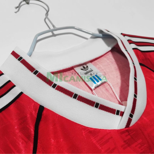 Camiseta Manchester United Primera Equipación Retro 1991/92