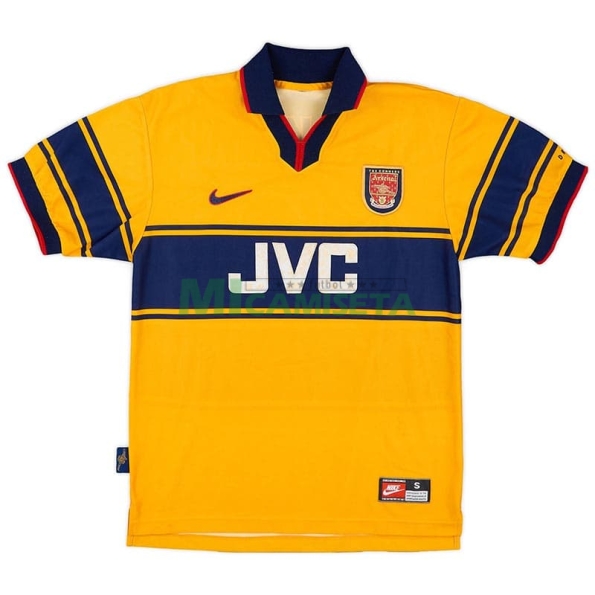 Camiseta BERGKAMP 10 Arsenal Segunda Equipación Retro 1997/99