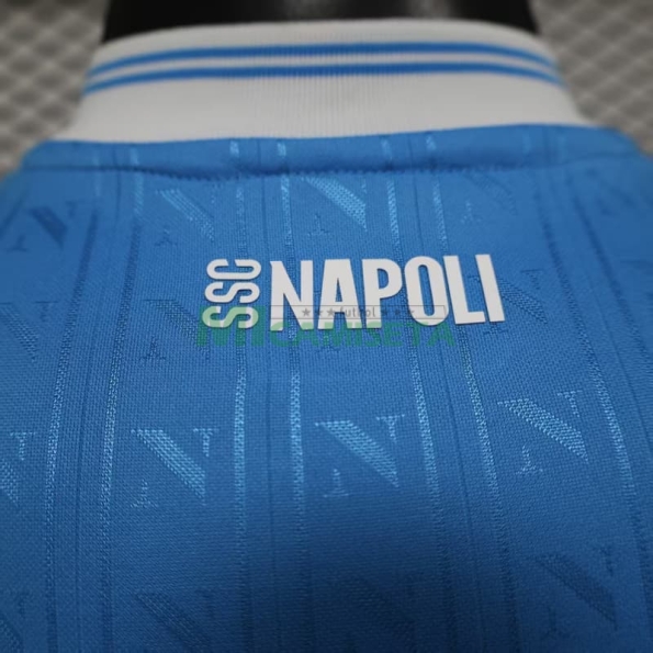Camiseta Napoli Primera Equipación 2025/2026 Azul (EDICIÓN JUGADOR)