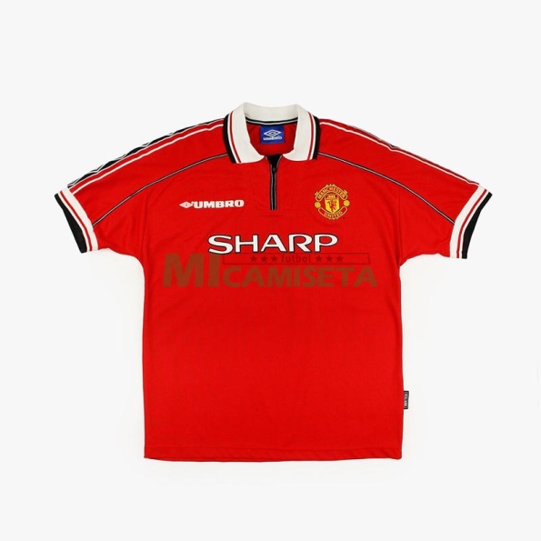 Camiseta BECKHAM 7 Manchester United Primera Equipación Retro 1998/00