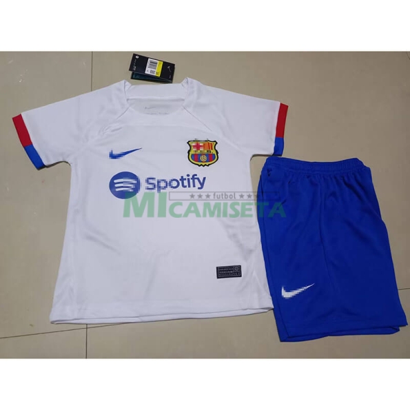 Camiseta Barcelona Segunda Equipación 2023/2024 Niño Kit